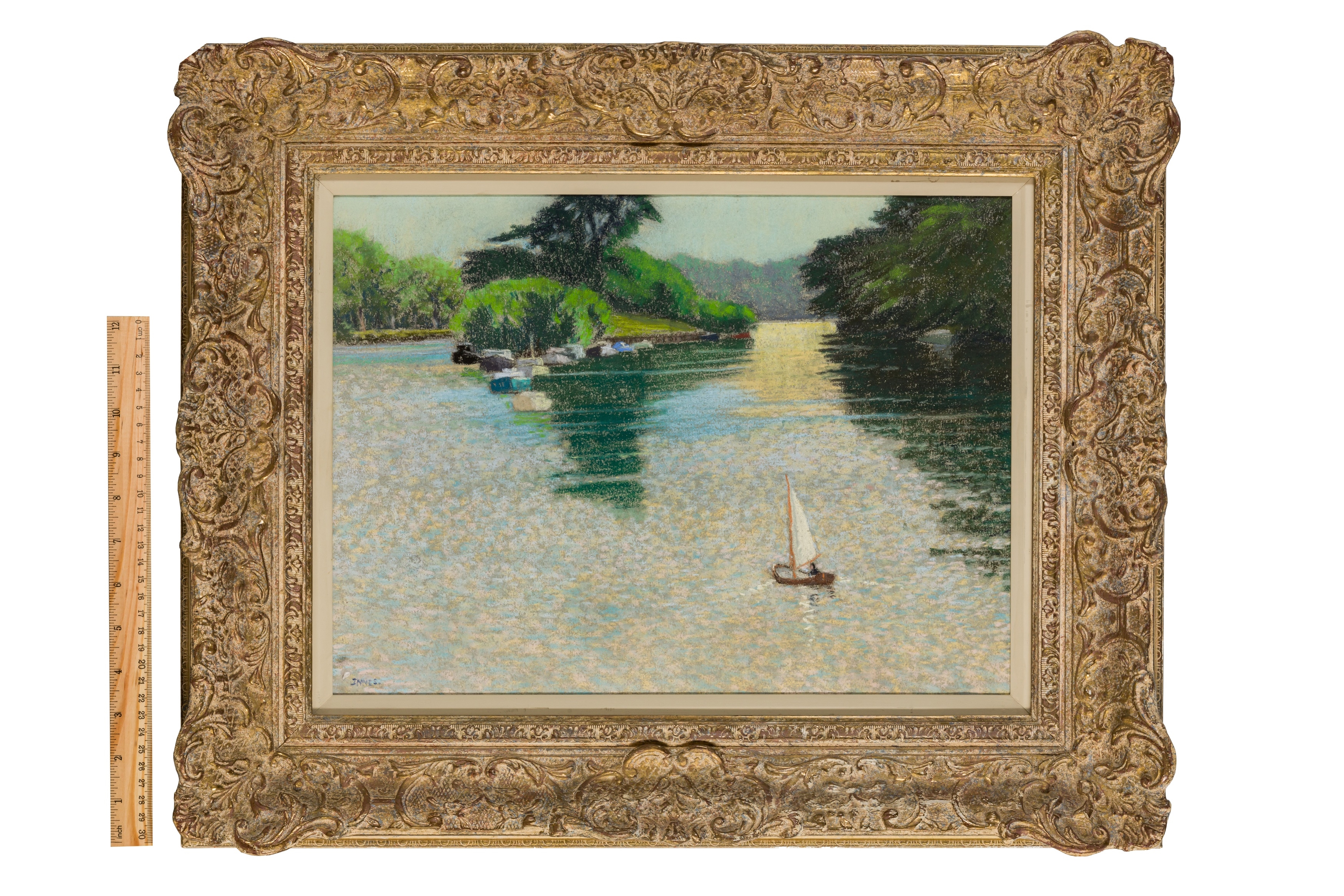 William Innes | Boats on a lake | MutualArt