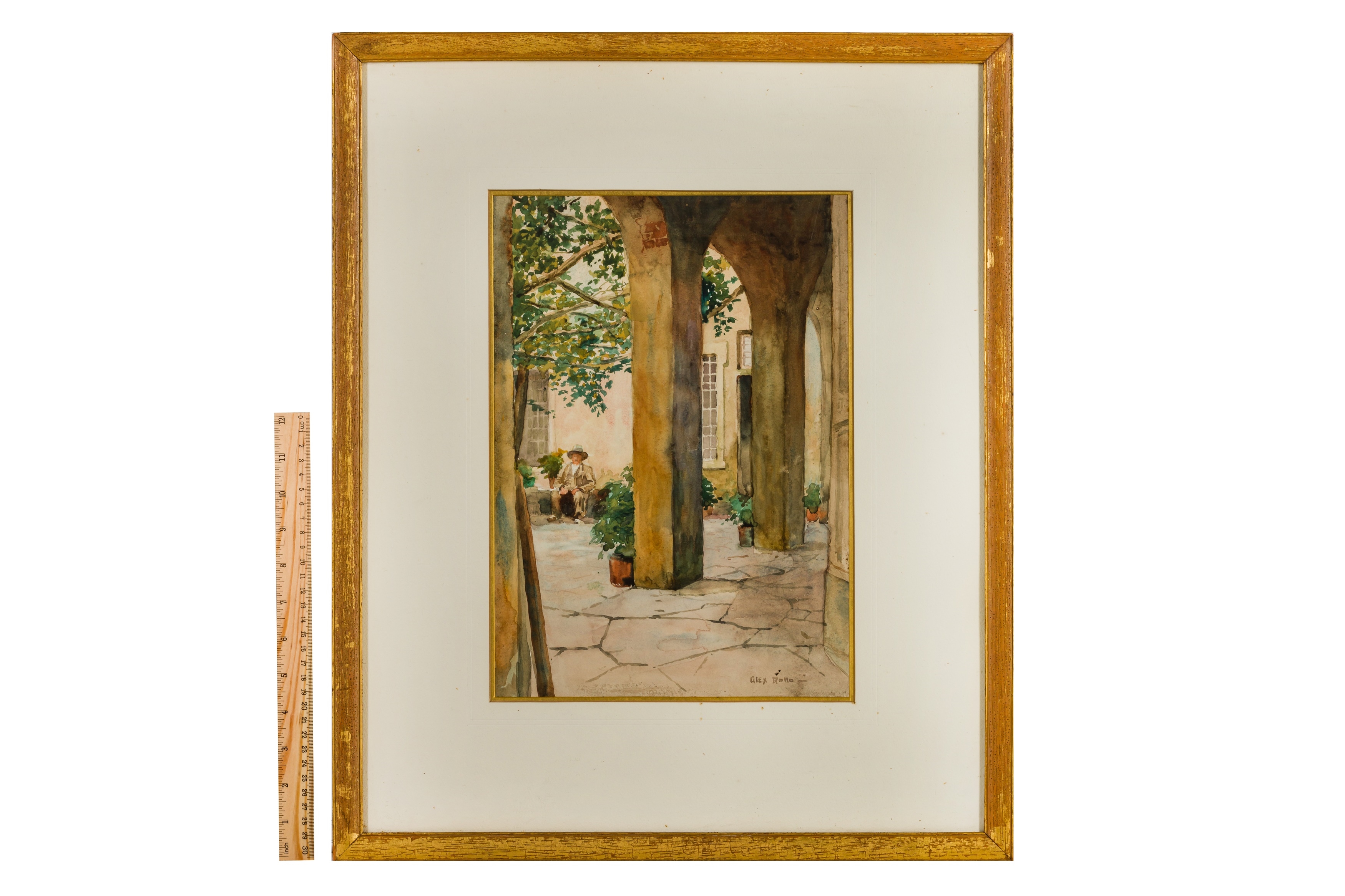 Alex Rollo | Italian Courtyard | MutualArt