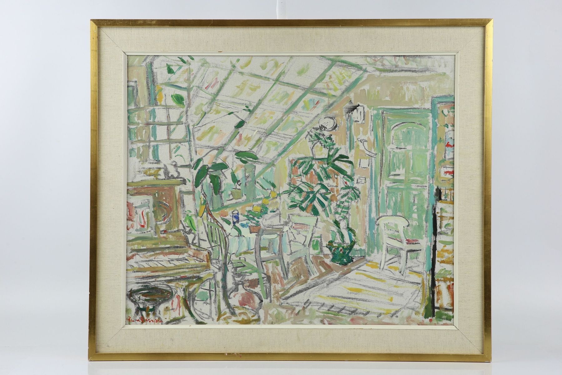 Artwork by Rune Person, Information, Made of oil on canvas