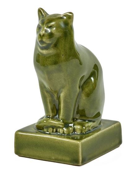 Cat by Rookwood Pottery, 1966
