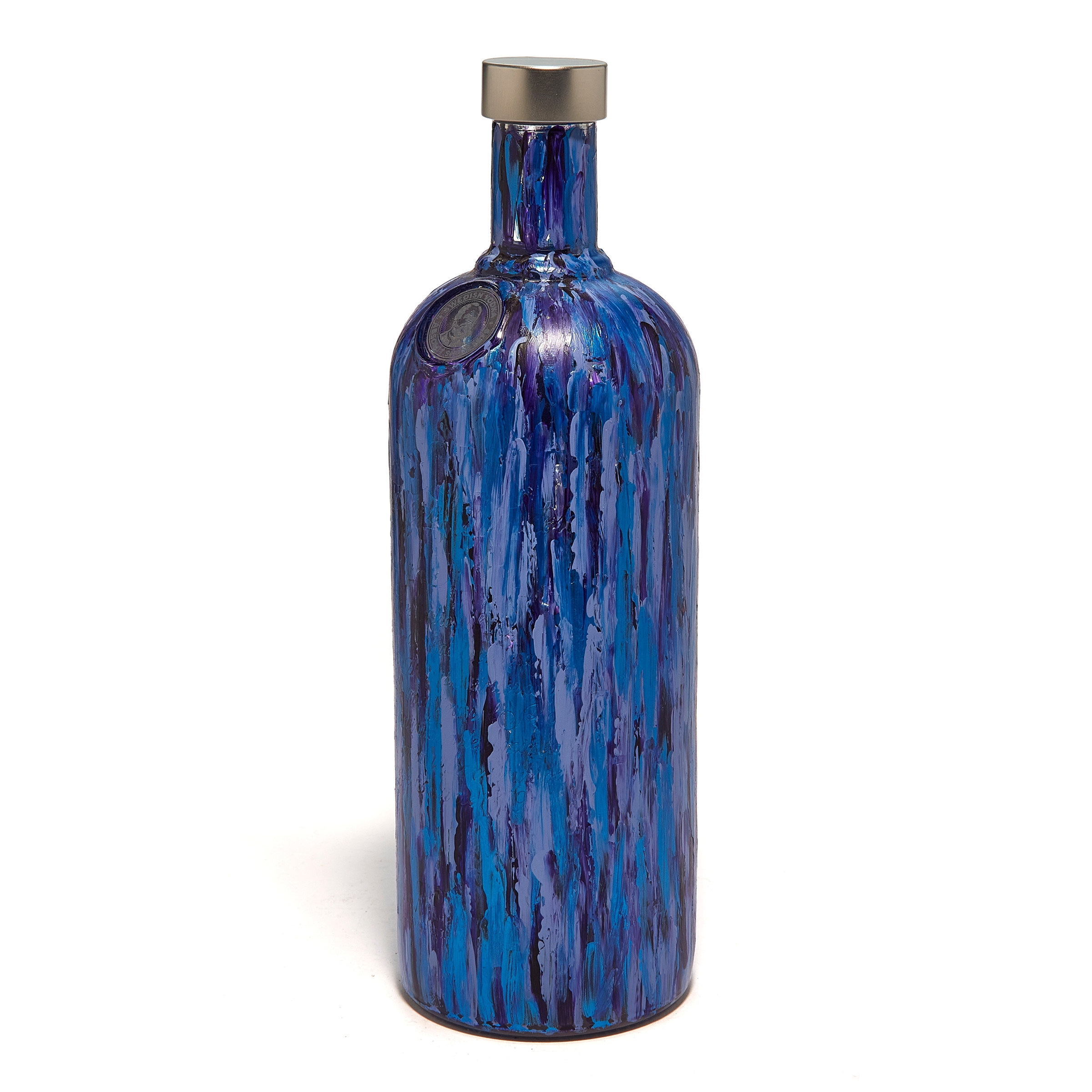 Artwork by Morten Viskum, Absolut Viskum II, Made of painted Absolut Vodka bottle