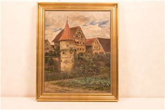 Fachwerkstadt mit Schrebergarten - P. Busse-Scheiffele