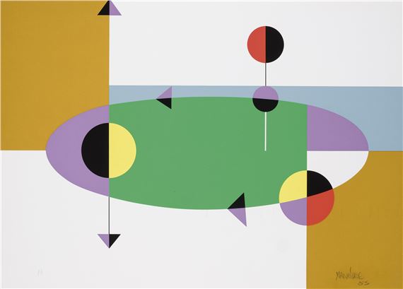 Banderas del Cosmos I by César Manrique, 1985