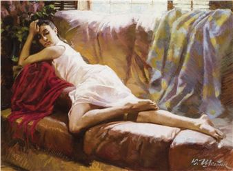 Lady in the sofa - Yuli Sheinis