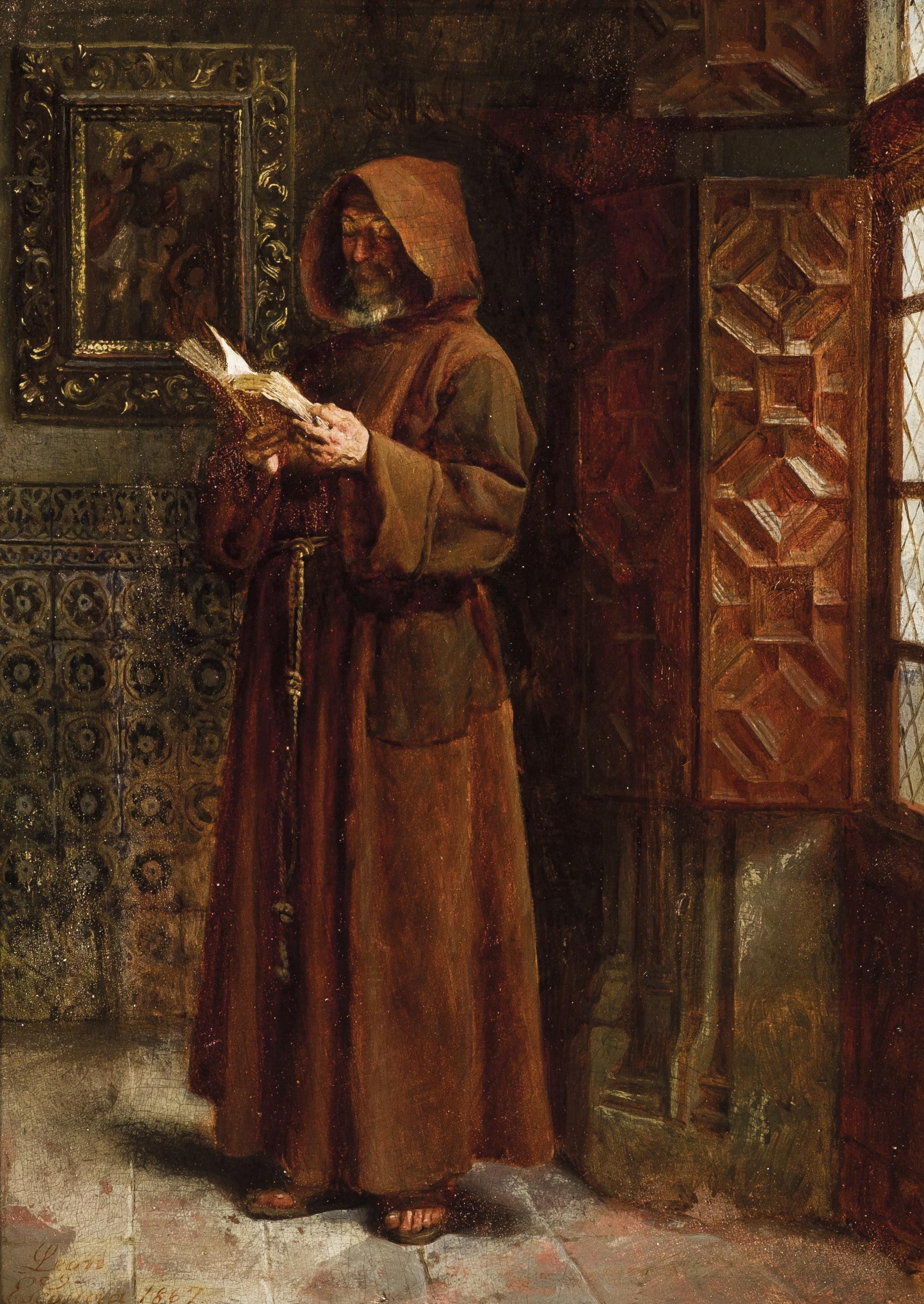Franciscan monk - Ignacio de León y Escosura