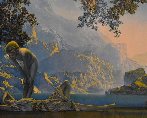 Daybreak by Maxfield Parrish