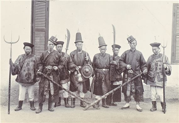 Tirage Original Chine Fuzhou – Cérémonie Mandarin – Juan Mencarini Attr. Vers 1890