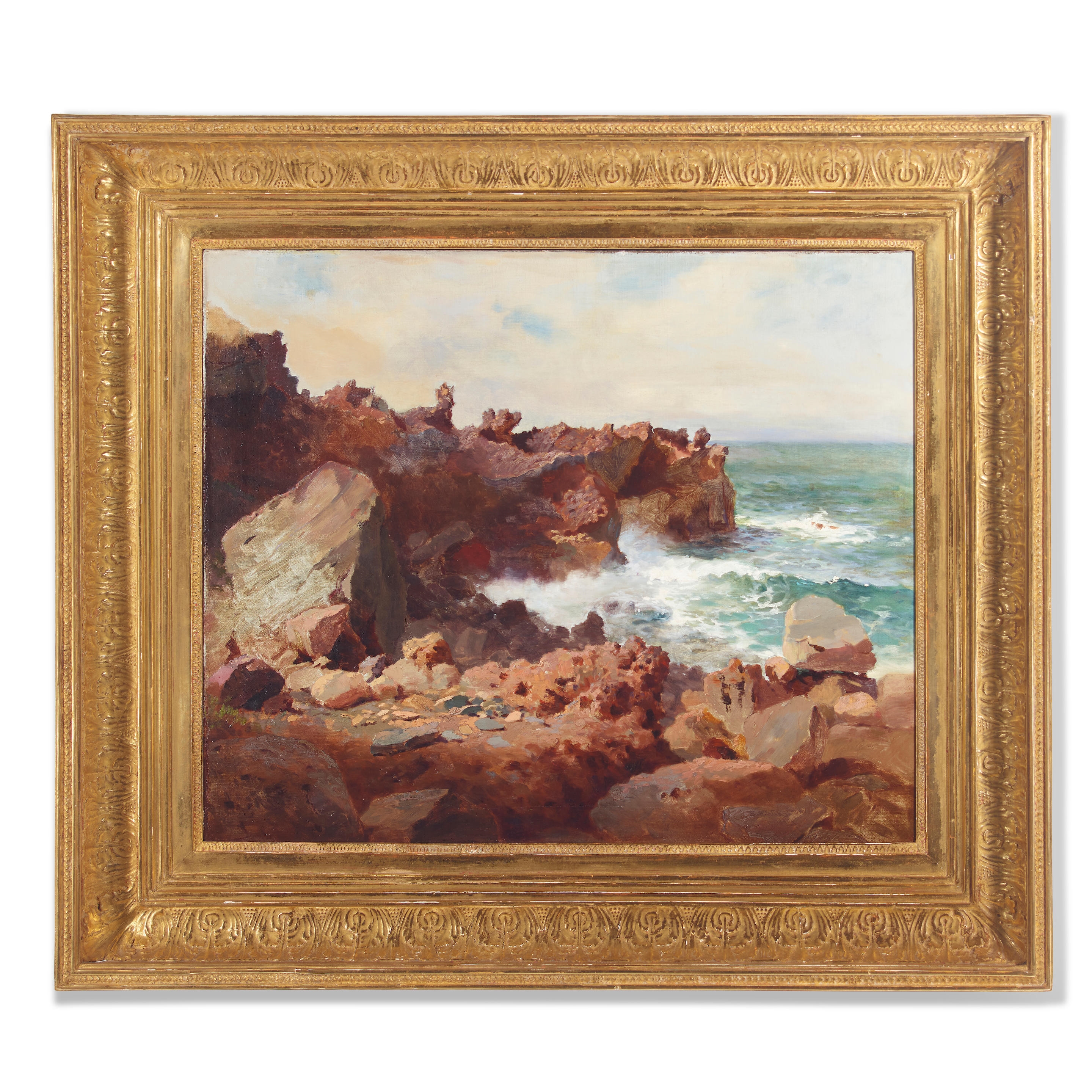 Bror Anders Wikstrom | Rocky Coast (1904) | MutualArt