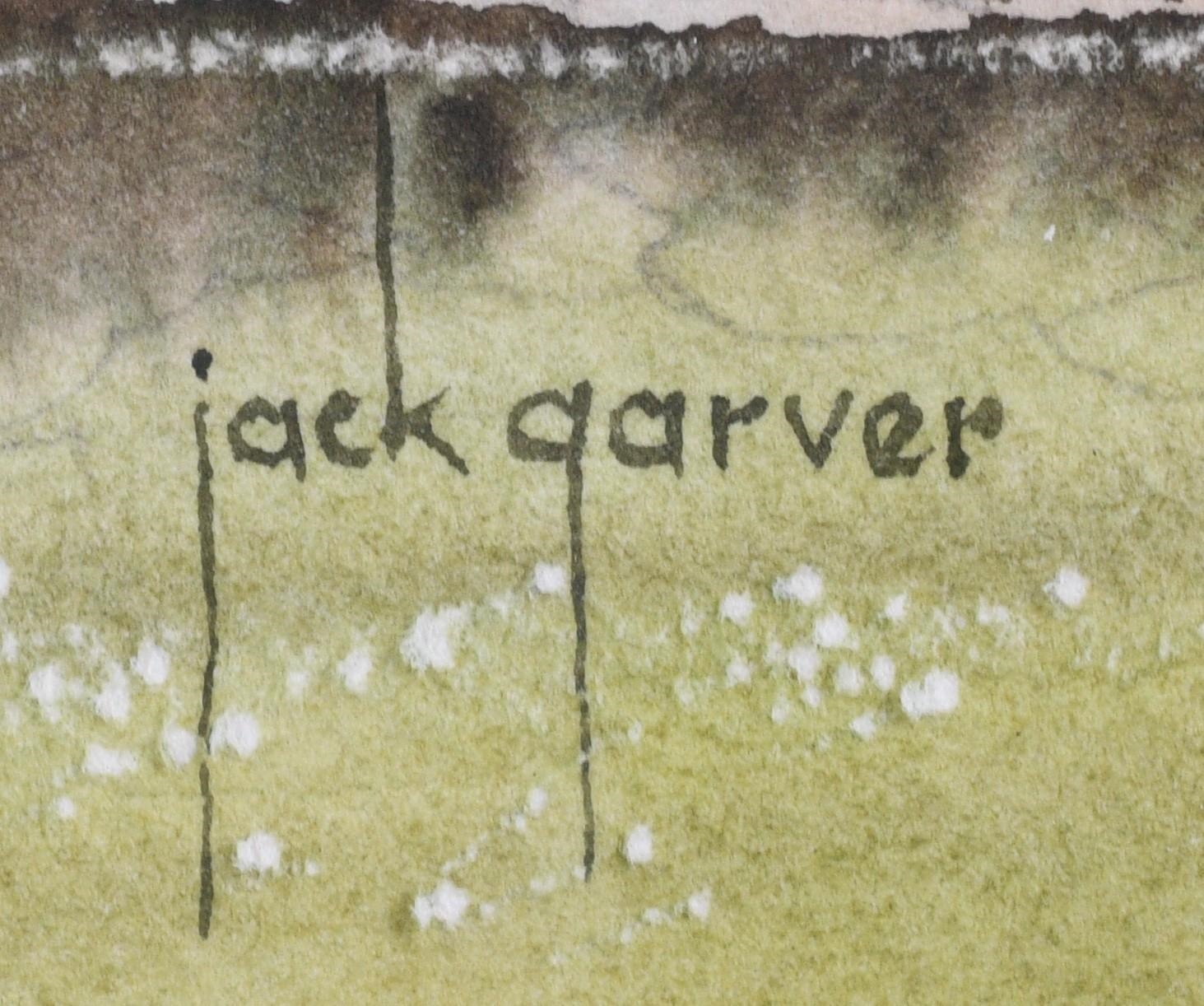 Jack Garver | LANDSCAPE WITH SHEEP | MutualArt