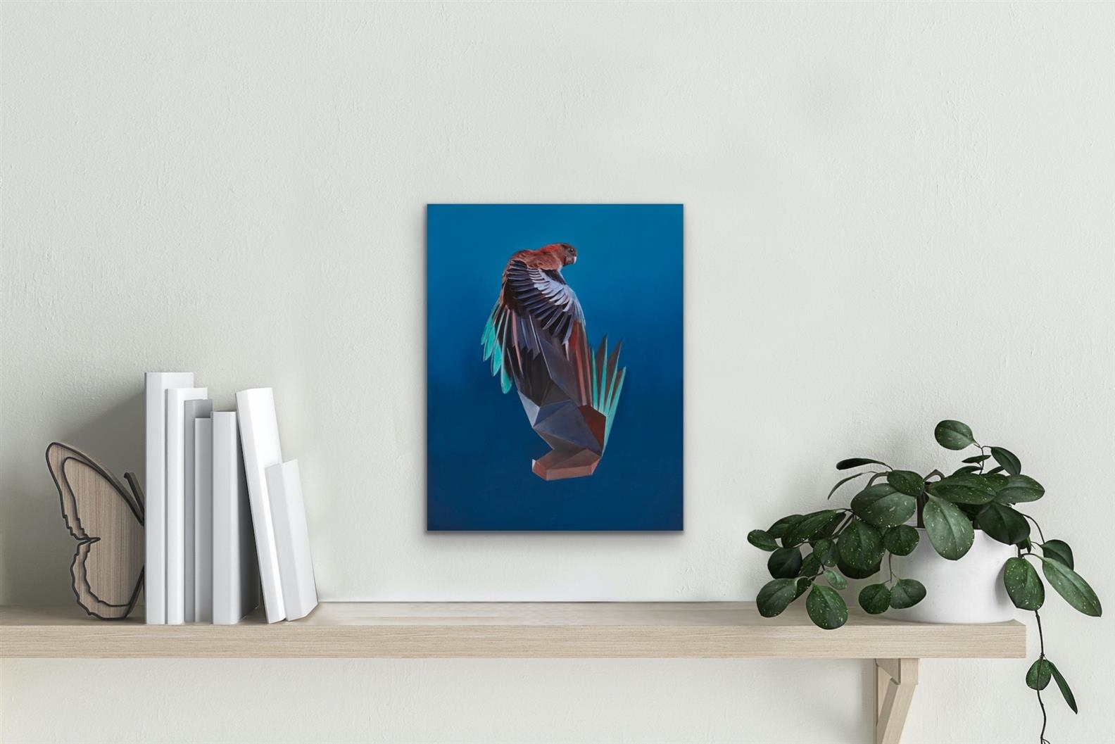 Artwork by Sam Leach, Rosella 2020, Made of oil on board