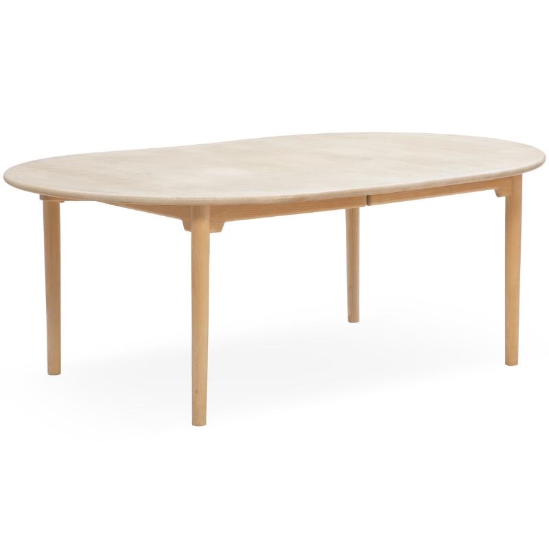Marianne Wegner | Dining table of solid ash wood with extension, five ...