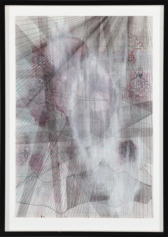 Artwork by Ferdinand Ahm Krag, Tidsgruset, Made of Mixed media on paper