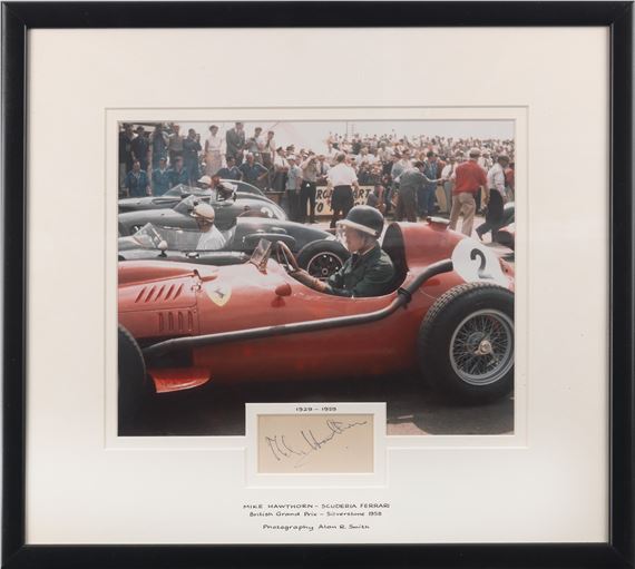 Alan R. Smith | Hawthorn in the Ferrari Dino 246 on the start line at ...