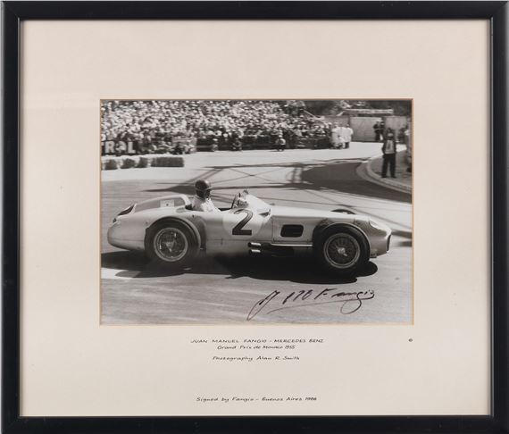 Alan R. Smith | Juan Manuel Fangio in the Mercedes-Benz W196 at the ...