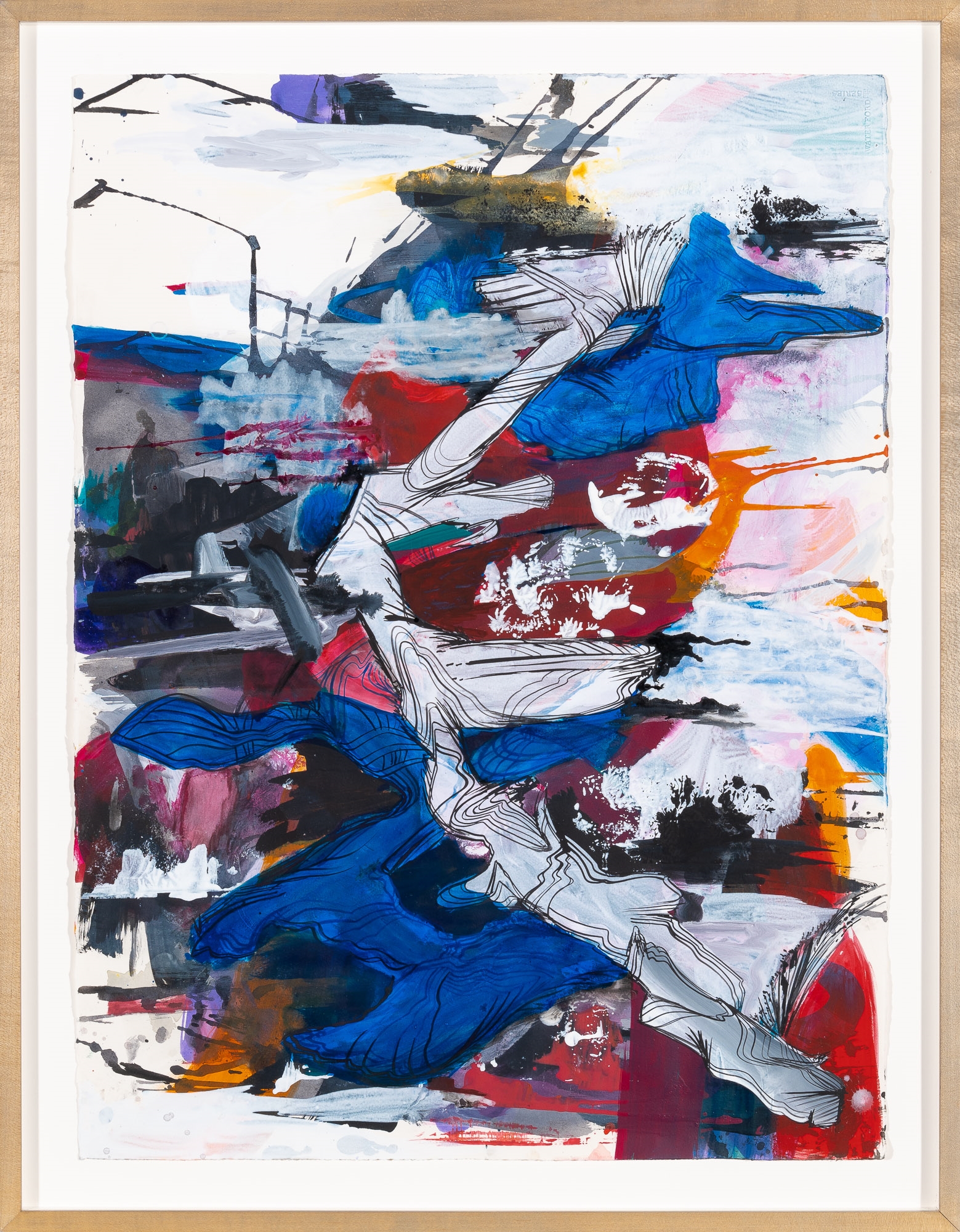 Artwork by Suling Wang, Untitled, 2005, Made of Acrylic and ink on paper