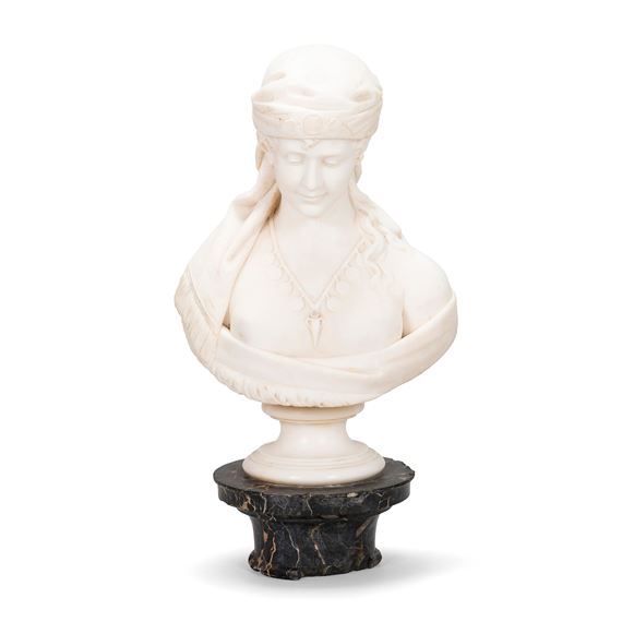 Bust of Cleopatra by Cesare Lapini, 1884