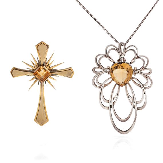 A Lucia 2-pcs necklace/ cross - Oskar Pihl