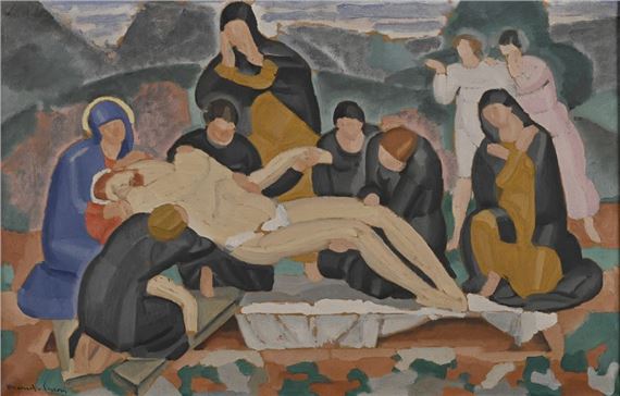 Marcel-Lenoir | Mise au tombeau (1919) | MutualArt