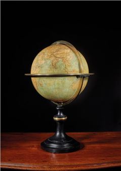 Globe terrestre métrique dressé sous la direction de E - Edme Picard