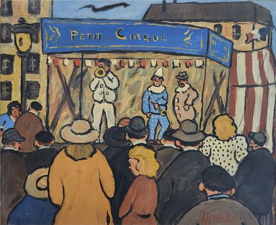 Jean-Claude Maas | Small circus Oil | MutualArt