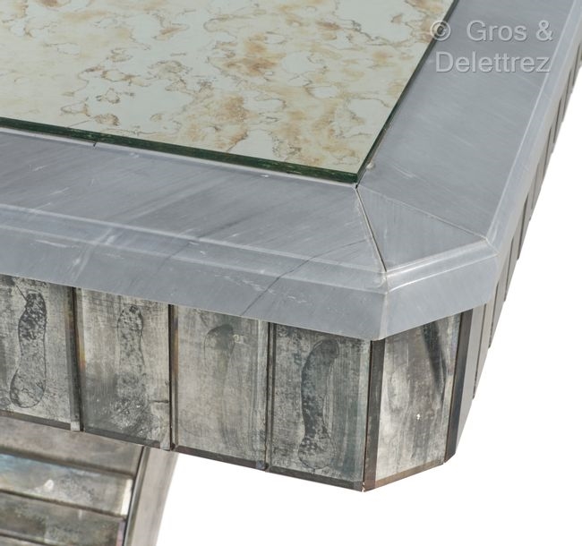 Serge Roche | Display table with system that can be transformed into a ...