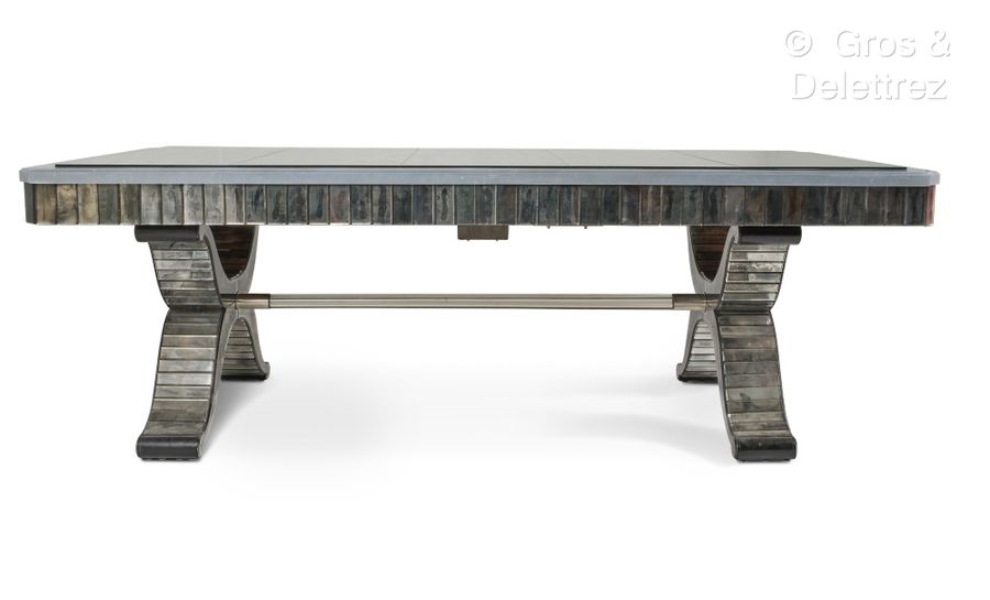 Serge Roche | Display table with system that can be transformed into a ...