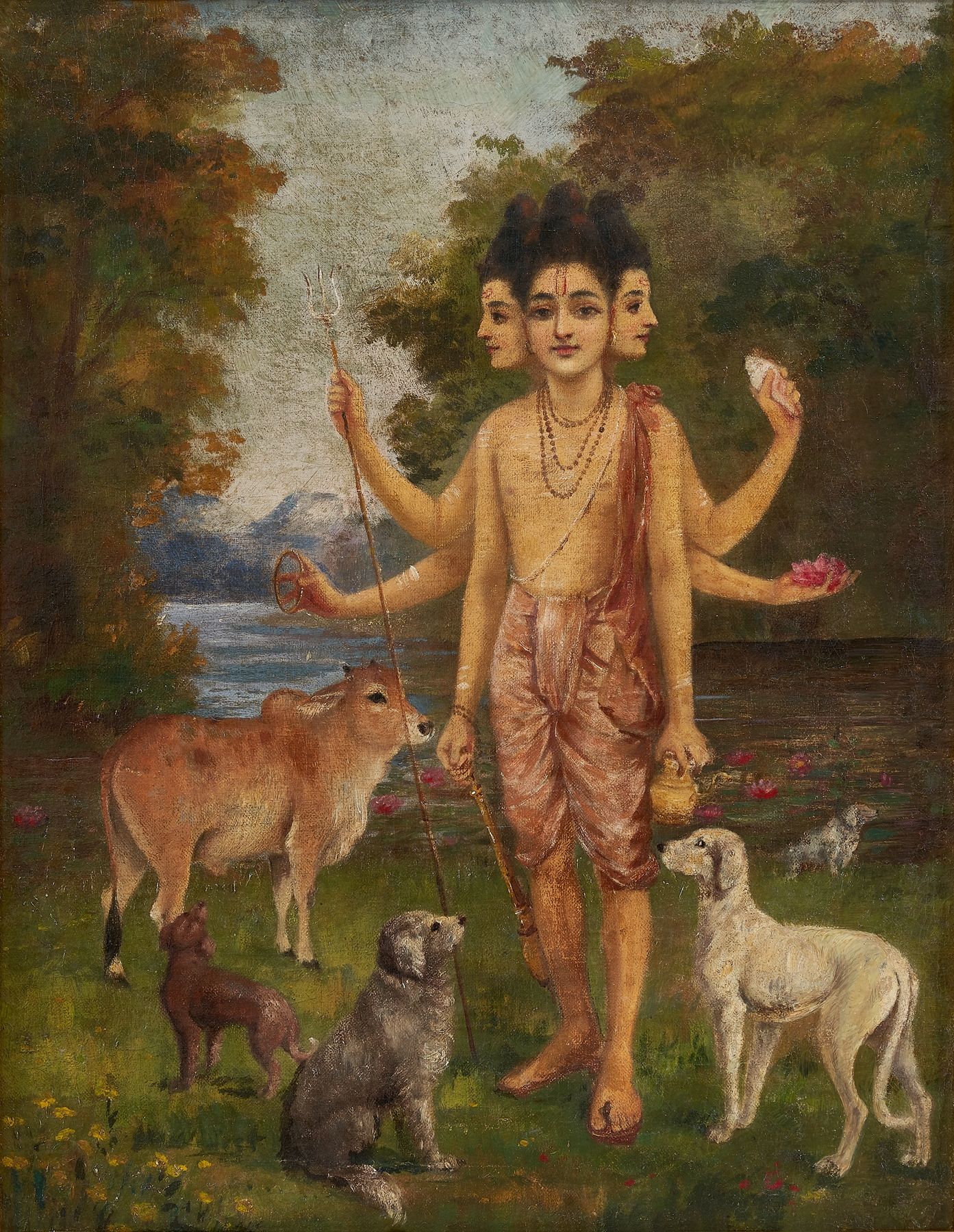 Raja Ravi Varma | Dattatreya (1903) | MutualArt