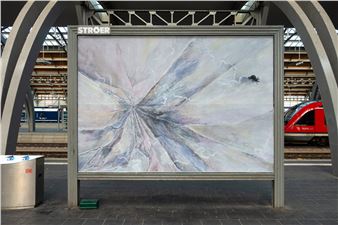 Anton Engel and Christian Rothmaler at Lübeck Central Station