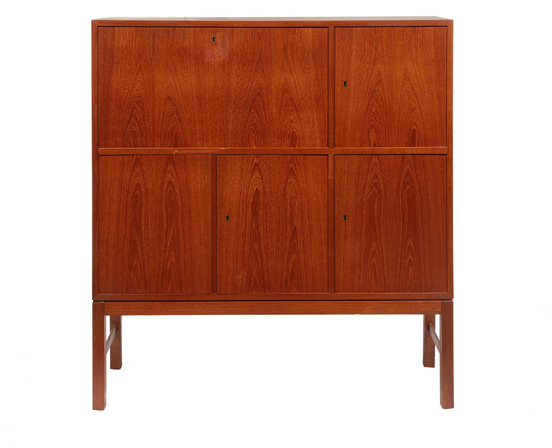 Danish Modern | Danish Modern Teak Bar Cabinet | MutualArt