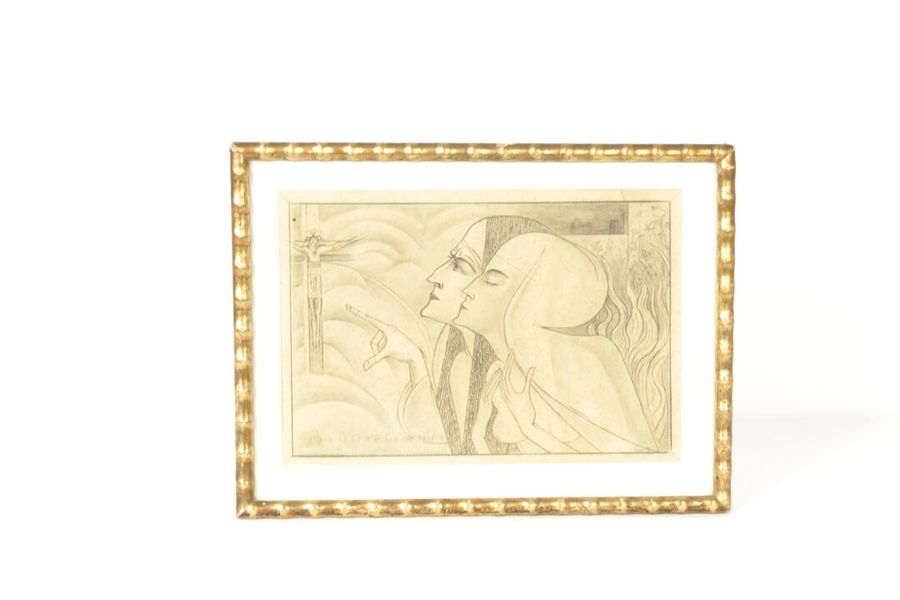 Jan Toorop | Alleen de Christus Kan Oms Redden | MutualArt