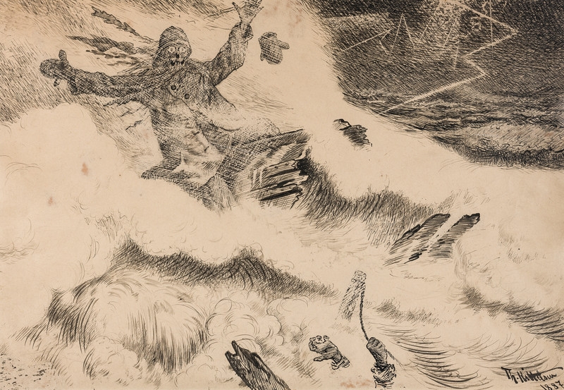 The Sea Monster by Theodor Kittelsen, 1887