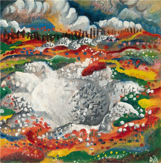 Otto Dix | Shell crater (1916) | MutualArt