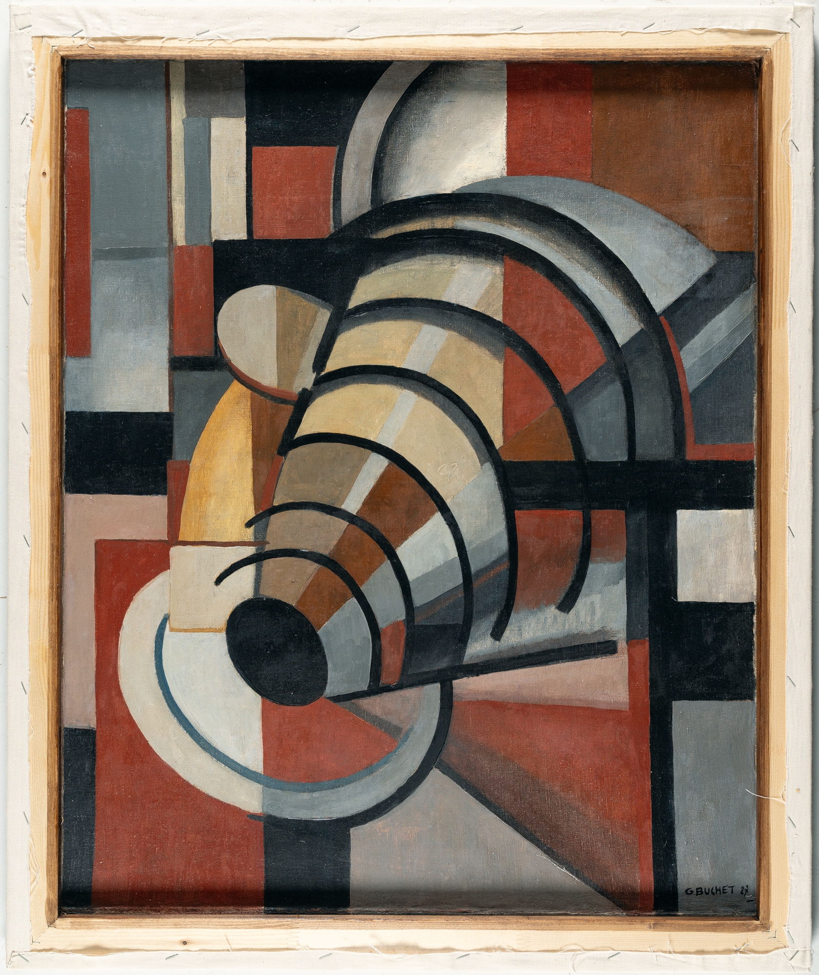 Artwork by Gustave Buchet, Recto: Composition – Verso: Nu, Made of Oil on canvas