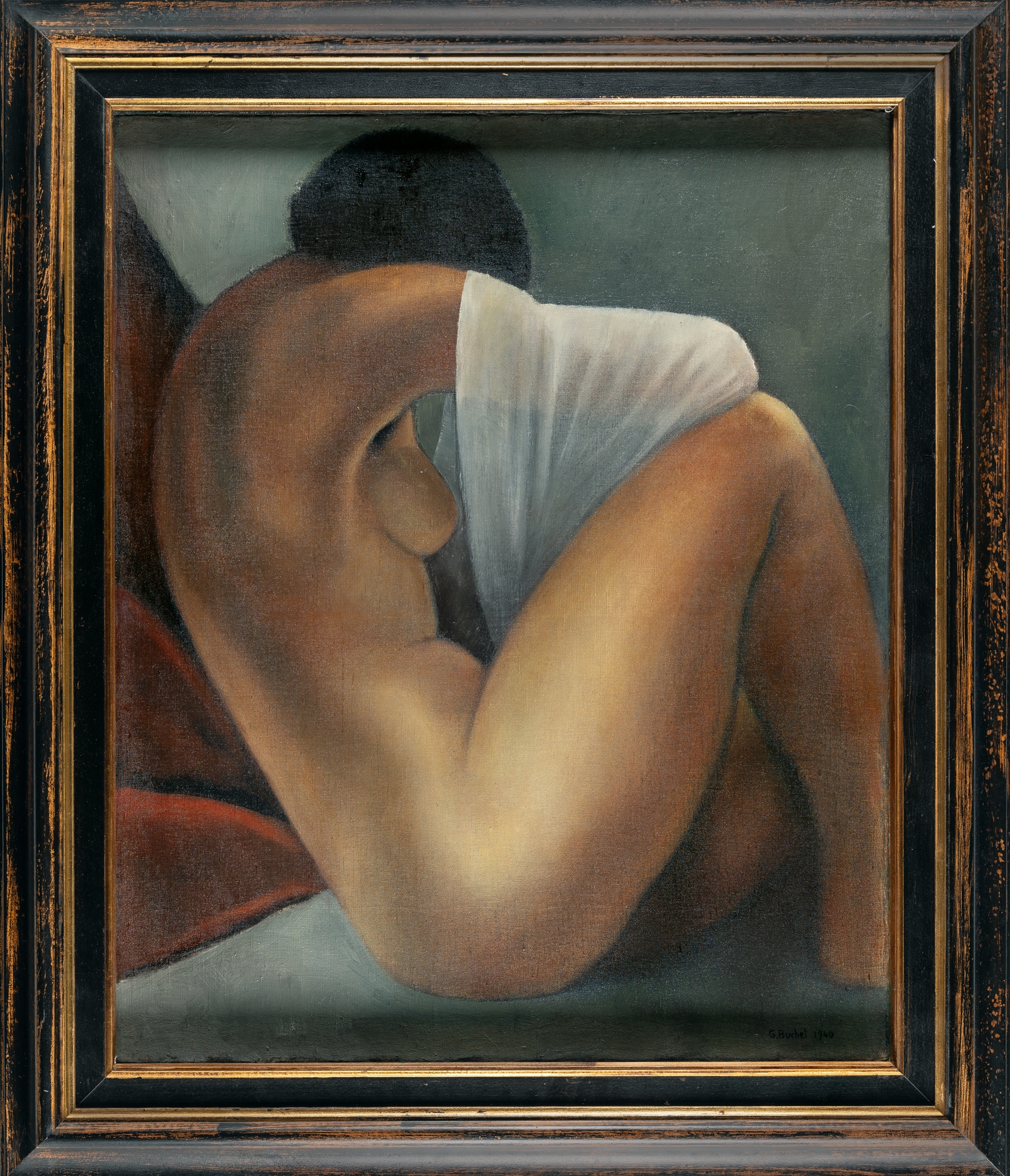Artwork by Gustave Buchet, Recto: Composition – Verso: Nu, Made of Oil on canvas