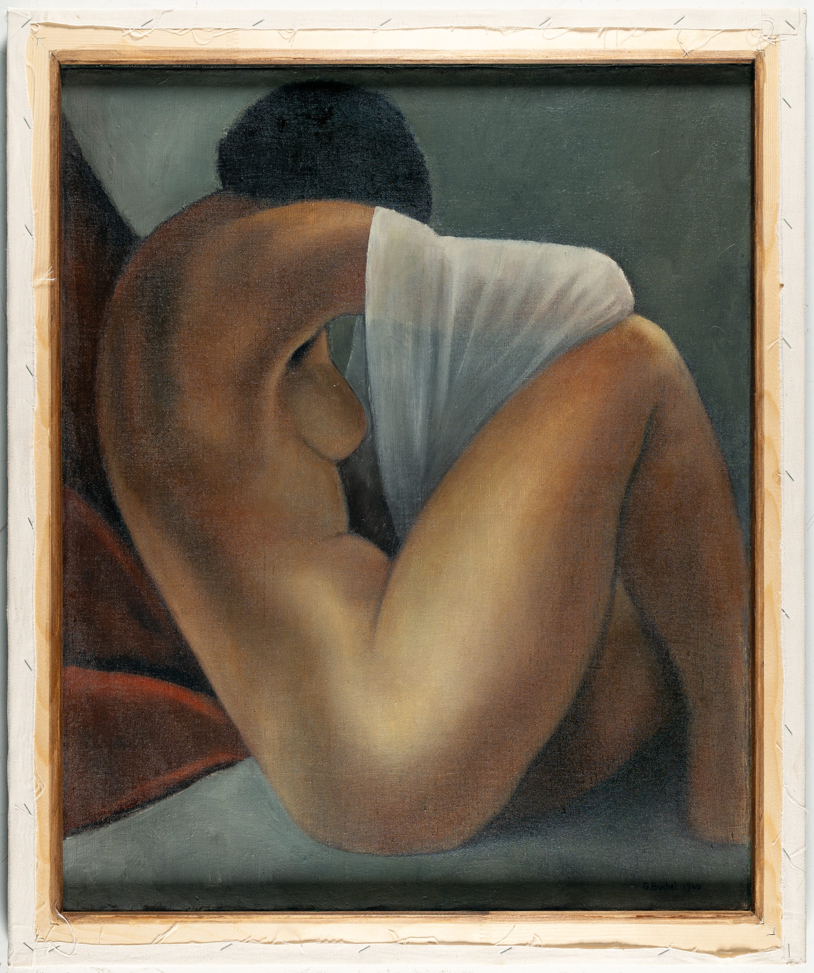 Artwork by Gustave Buchet, Recto: Composition – Verso: Nu, Made of Oil on canvas