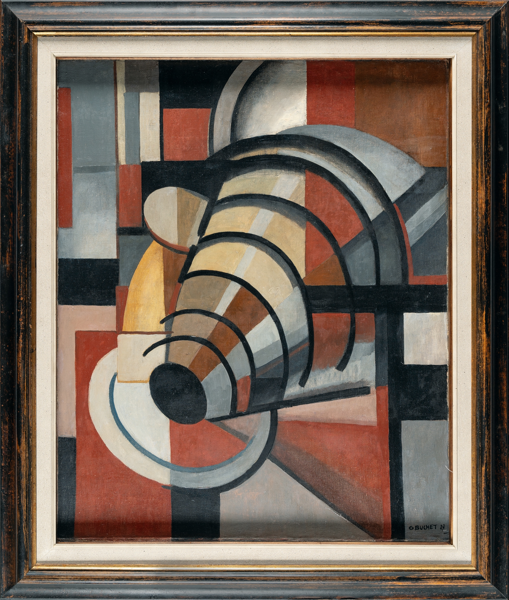 Artwork by Gustave Buchet, Recto: Composition – Verso: Nu, Made of Oil on canvas