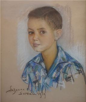 Portrait of a young boy - Suzanne Soreau