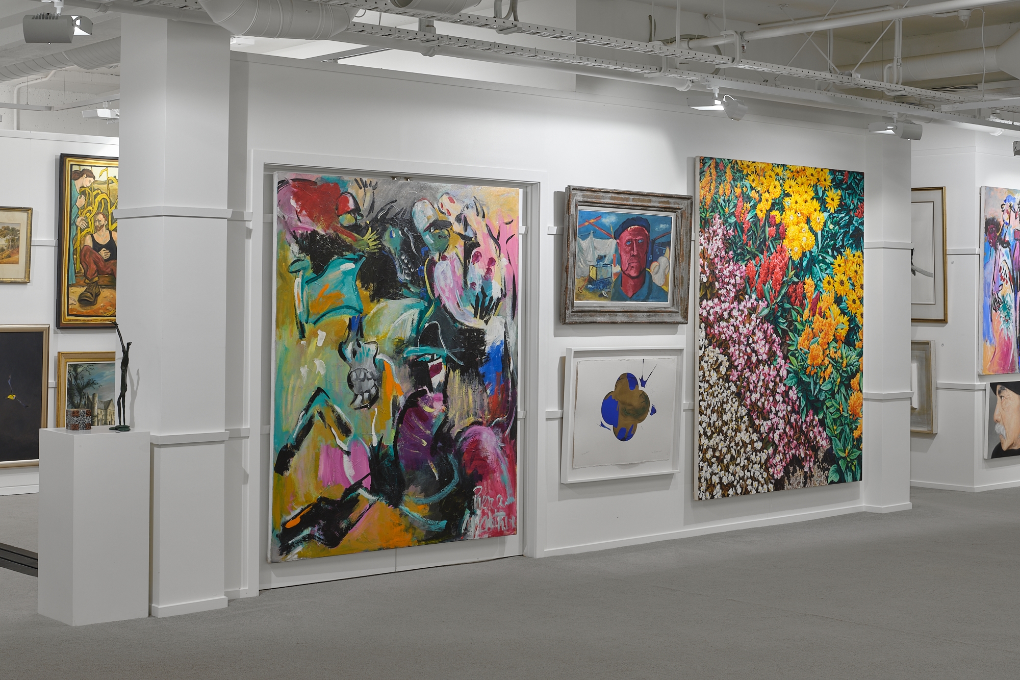 Artwork by Roy Dalgarno, French Fisherman, Made of Oil on board