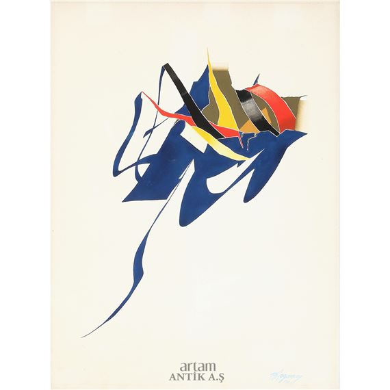 Kurdeleler Serisi by Burhan Doğançay, 1981