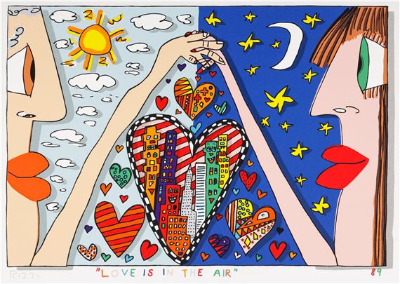 James Rizzi | Purple Love | MutualArt