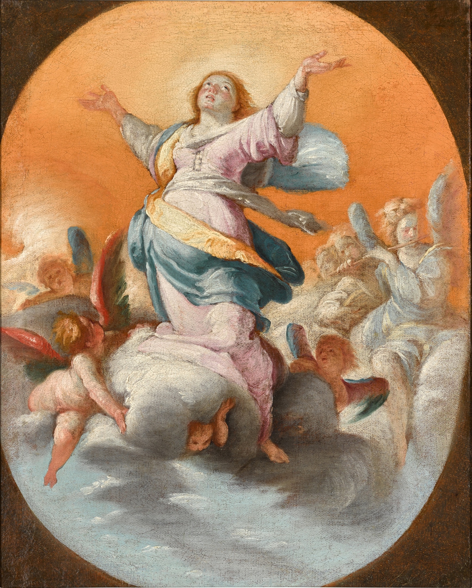 The Assumption of the Virgin by Bernardo Strozzi
