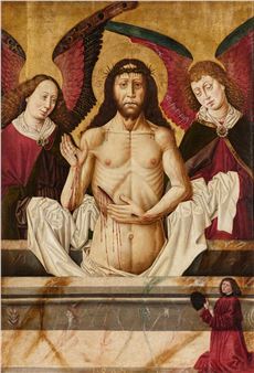 Christ as the Man of Sorrows - The Master of the Winzendorf Death of the Virgin