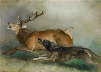 The Chase - Edwin Landseer