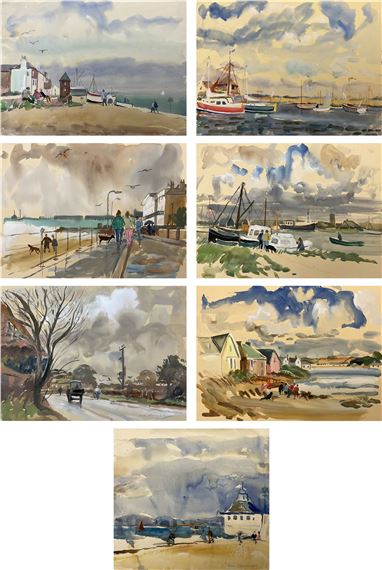 Views in Suffolk by Jean Dryden Alexander, 1984