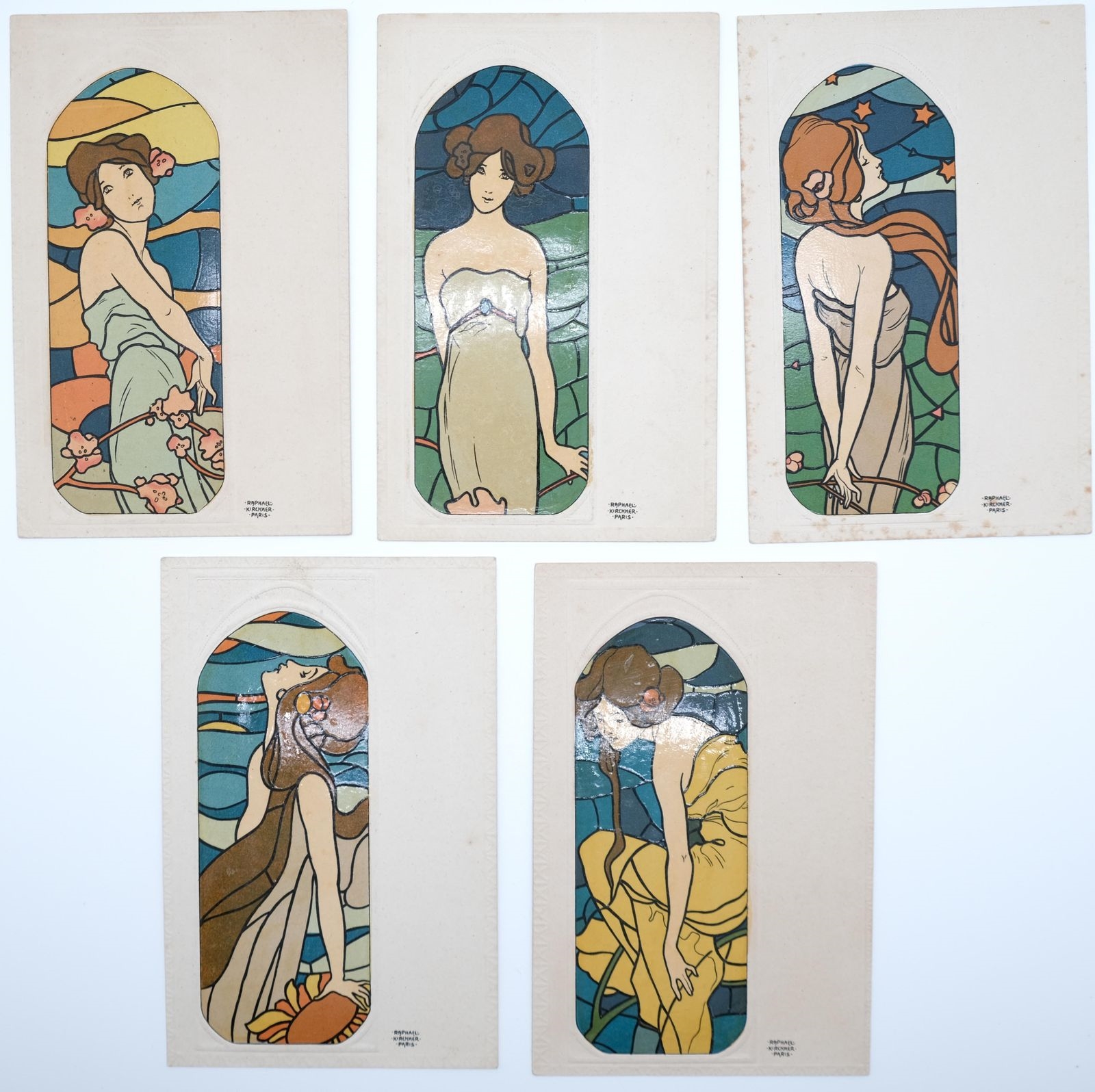 Raphael Kirchner | Vitraux d'Art (1903) | MutualArt