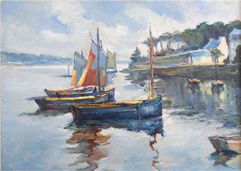 Quai à l'Ile aux Moines - Georges Imbert
