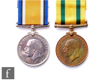 A British World War One medal and a Territorial Force War Medal to 1507 A. Cpl Herbert J Bailey 'D' Ironbridge Company 4th Battalion King's Shropshire Light Infantry. (2) - J Bailey