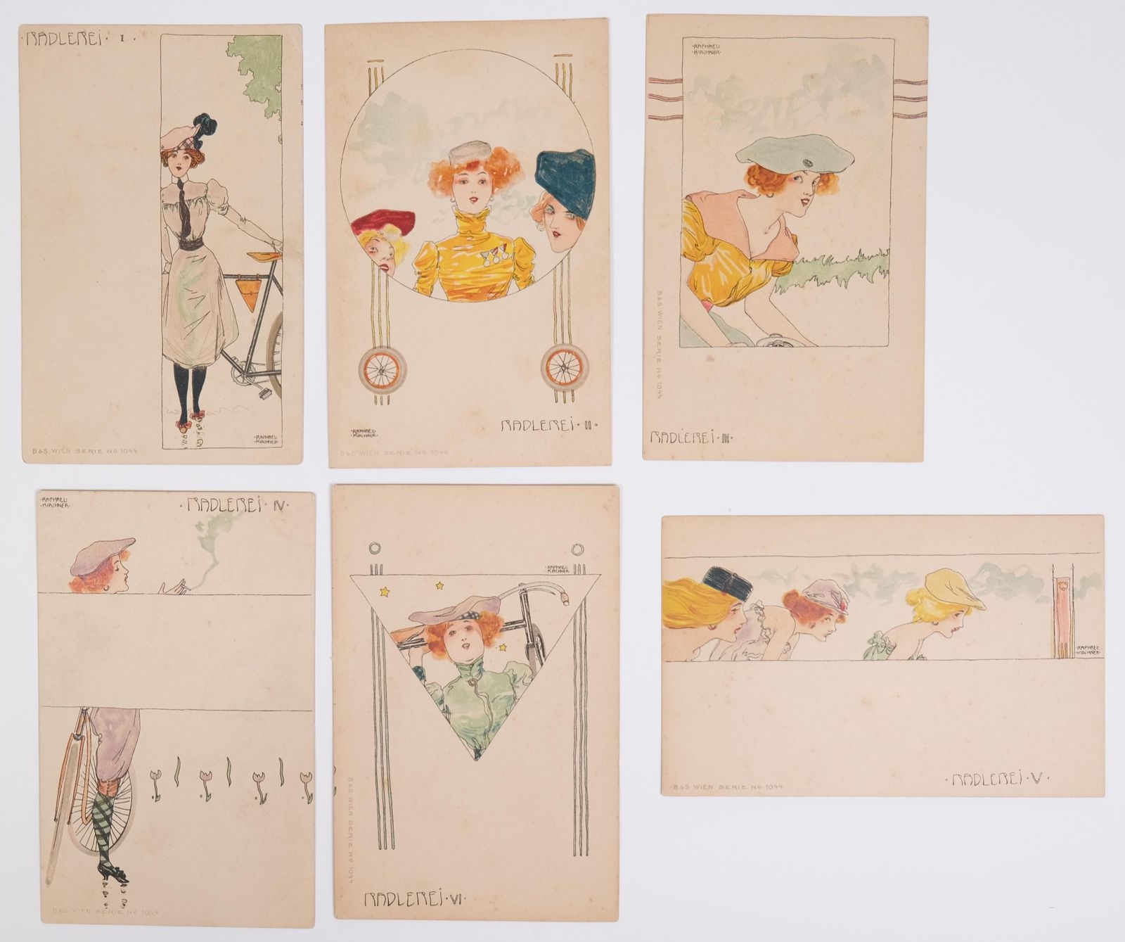 Raphael Kirchner | Radlerei (1899) (1899) | MutualArt