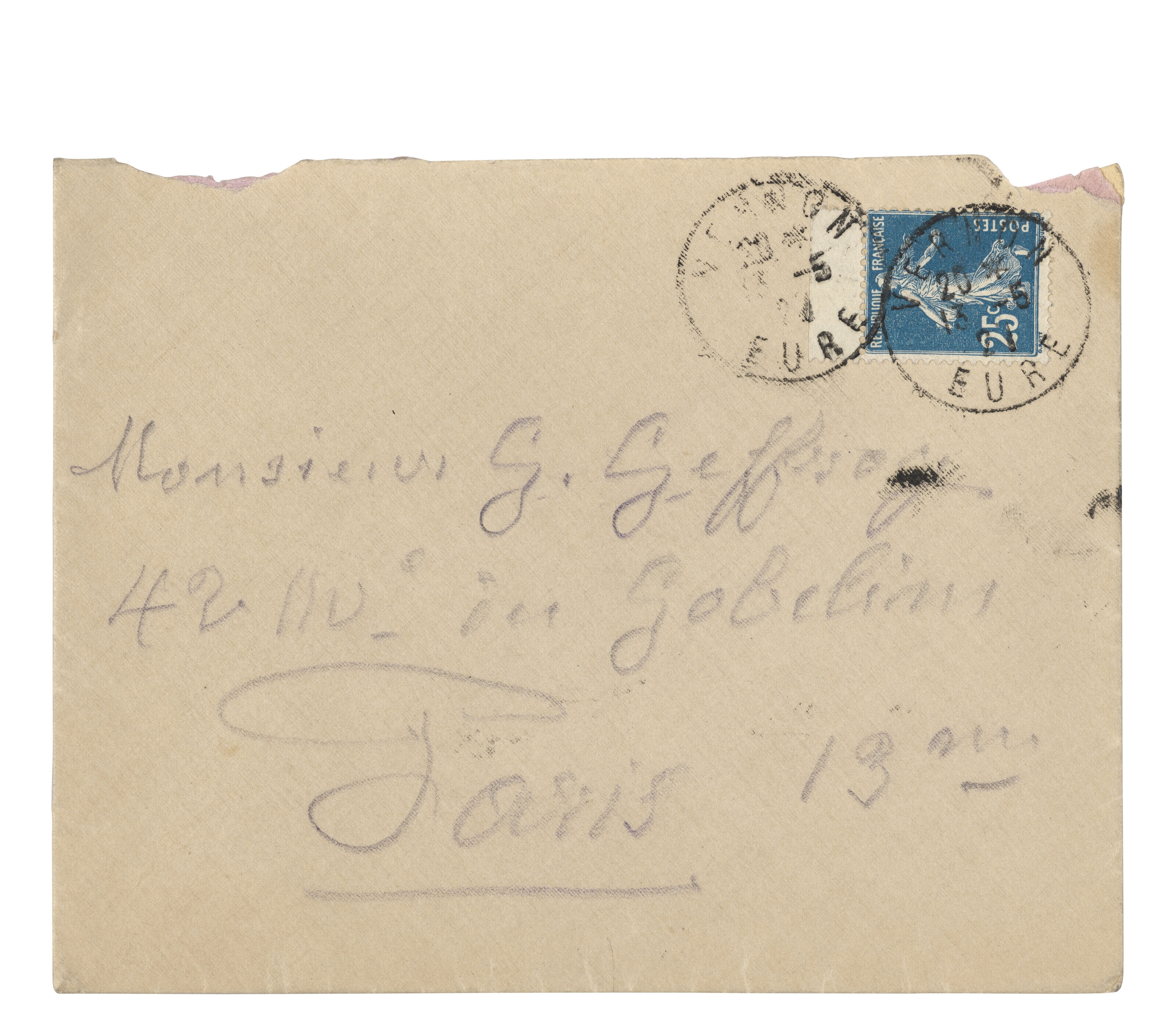 Claude Monet | Autograph letter signed ('Claude Monet') to Gustave ...