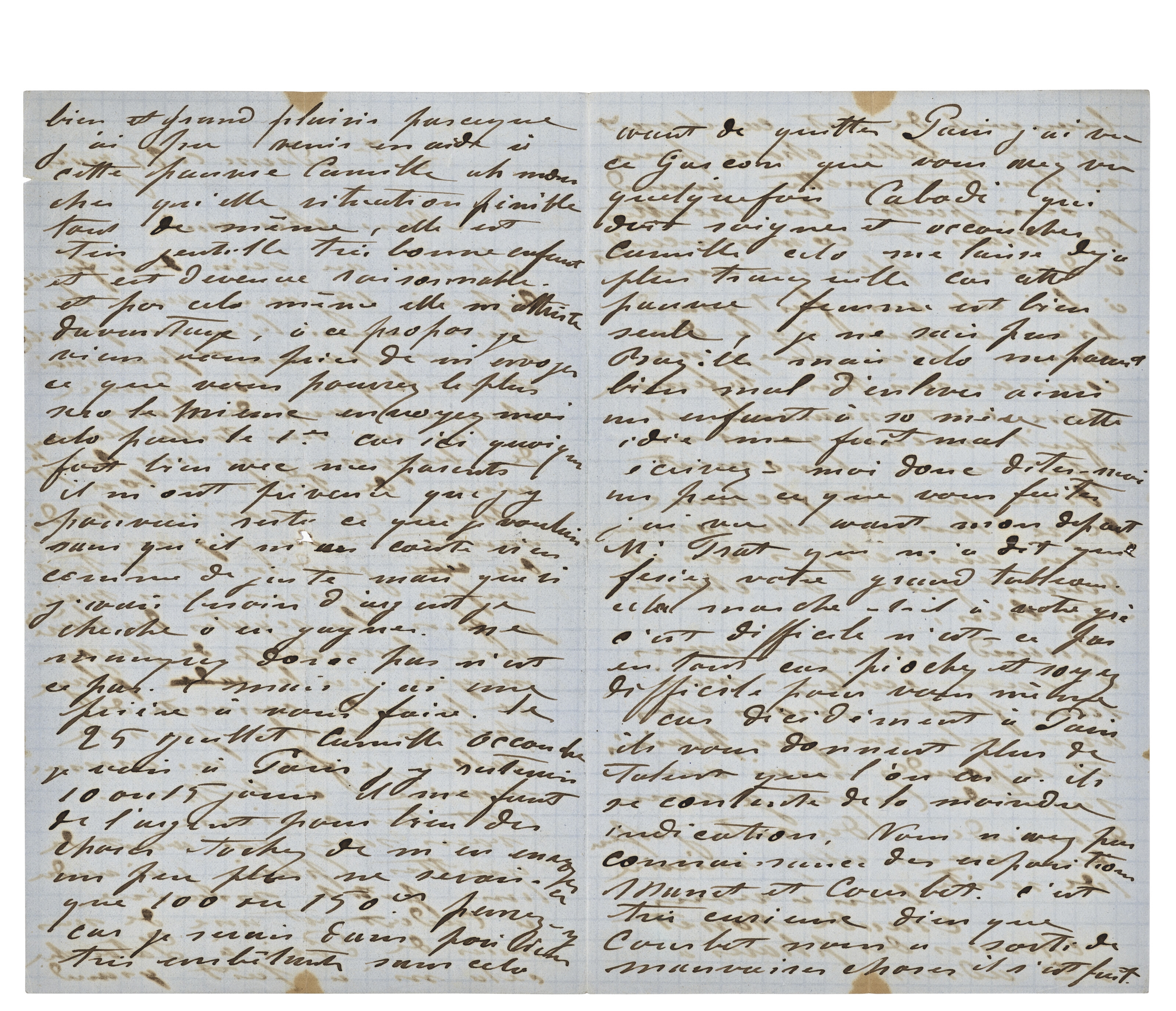 Claude Monet | Autograph letter signed ('Claude Monet') to [his friend ...